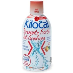 Kilocal Drenante Forte Antigonfiore 500 ml - Integratore Drenante e Depurativo