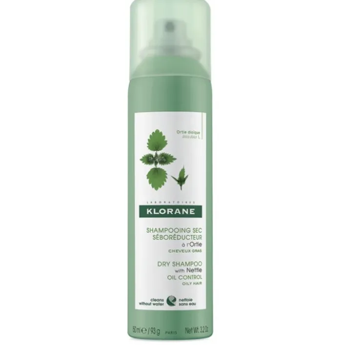 Klorane Ortica Shampoo Secco Seboregolatore Capelli Grassi 150 ml
