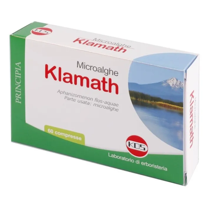 Kos Microalghe Klamath 60 Compresse - Integratore Tono dell'Umore