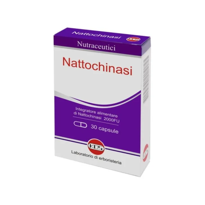 Kos Nattochinasi 2000 fu 30 capsule - Integratore Alimentare