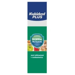 Kukident Plus Doppia Protezione Crema Adesiva Protesi Dentaria 40 grammi