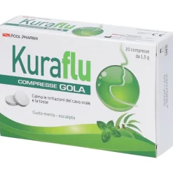 Kuraflu Gola Menta e Eucalipto 20 compresse