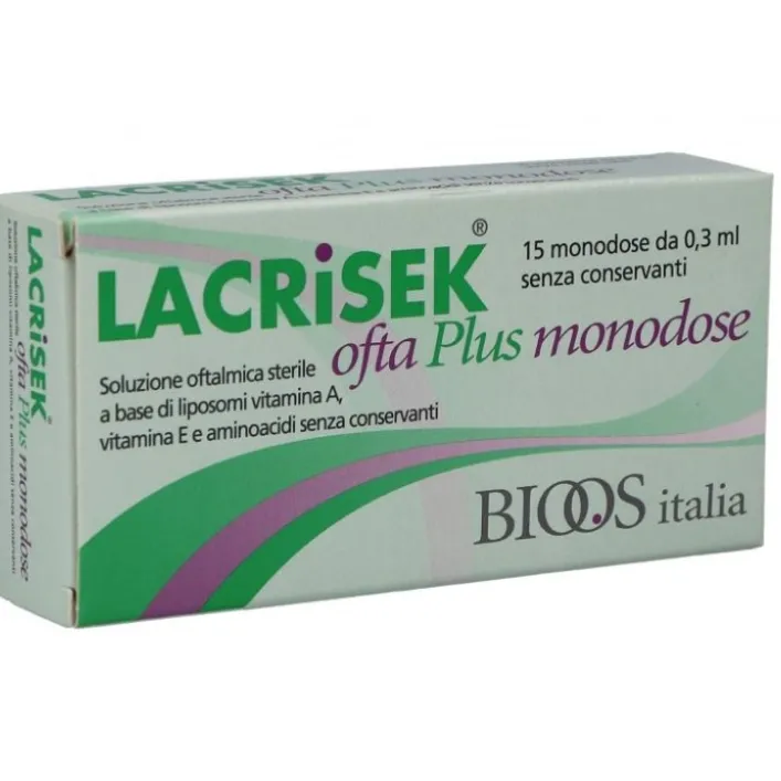 Lacrisek Ofta Plus Monodose Soluzione Oftalmica 15 Flaconcini