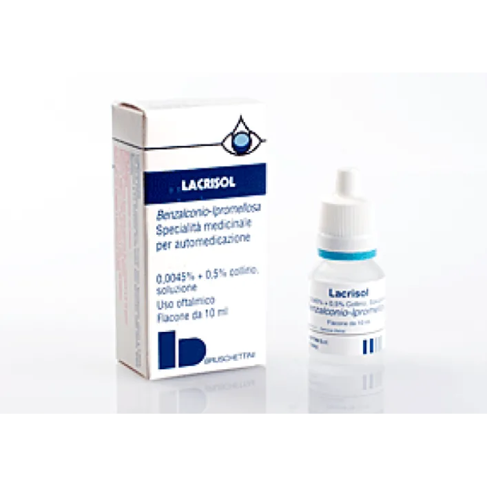 Lacrisol Collirio 50+ 4,5 mg Benzalconio Cloruro Flacone 10 ml
