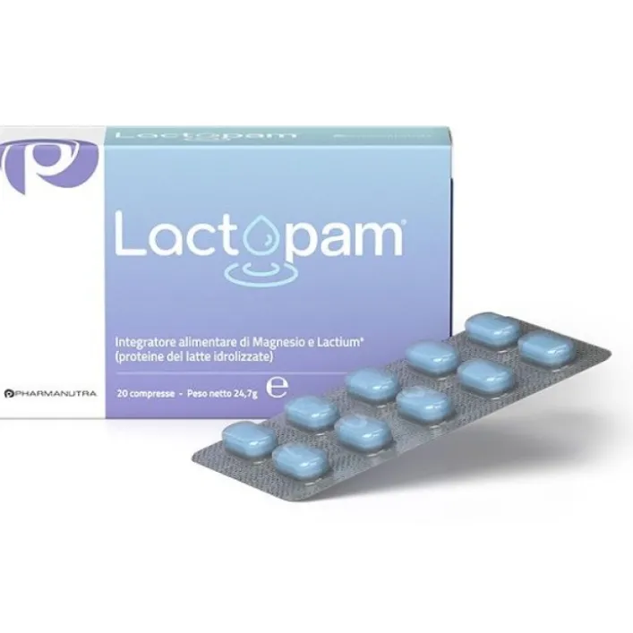 Lactopam 20 compresse - Integratore Benessere Sonno