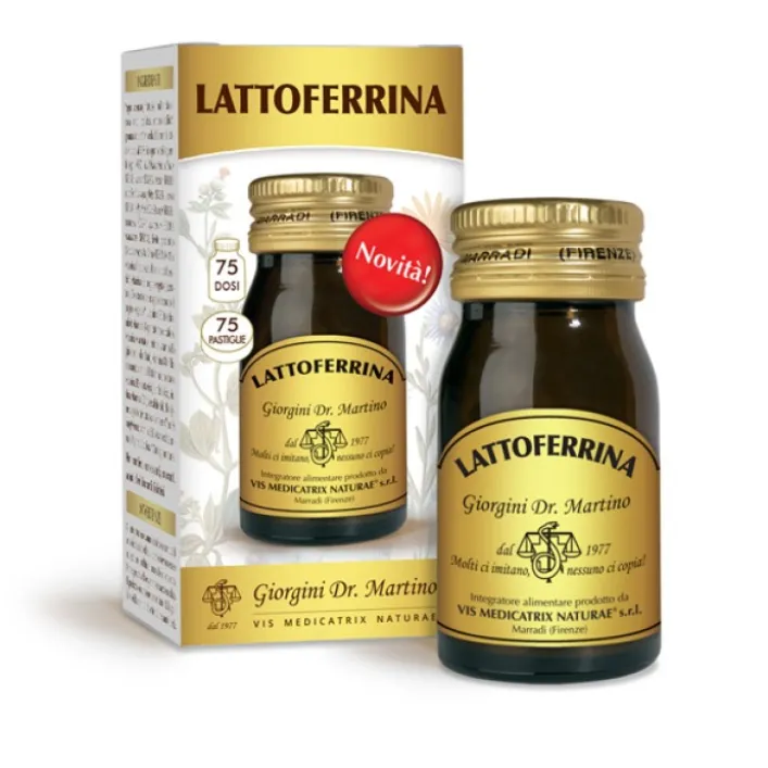 Lattoferrina 75 Pastiglie Dr. Giorgini - Integratore Alimentare