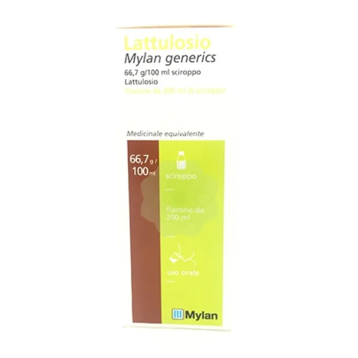 Lattulosio Mylan Sciroppo Lassativo 200 ml