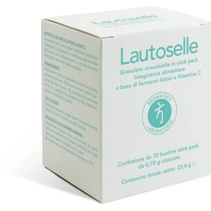 Lautoselle 30 Stick Pack - Integratore Fermenti Lattici e Vitamina C