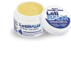 Leti Balm Adulti Balsamo Idratante Naso e Labbra Secche Vasetto 10 ml