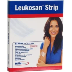 Leukosan Strip Cerotto per Sutura 6x38 mm 2 Buste da 6 Pezzi