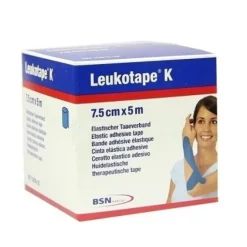 Leukotape K Cerotto Elastico per Taping 5 x 7,5 cm Blu