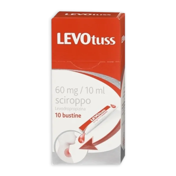Levotuss Sciroppo Tosse 60 mg/10 ml Levodropropizina 10 Bustine