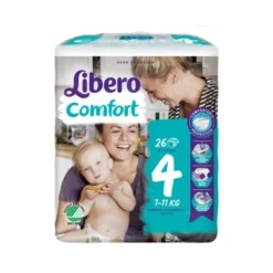Libero Comfort Pannolini Taglia 4 Maxi 7-11 kg 26 Pezzi