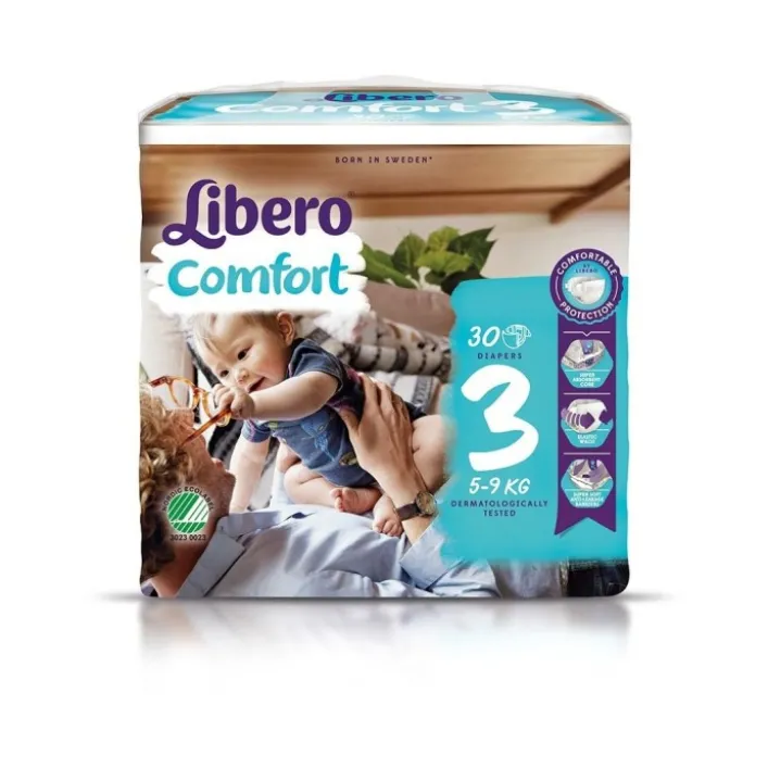 Libero Comfort Pannolini Taglia 3 Midi 5-9 kg 30 Pezzi