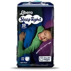 Libero Pannolini Notte Sleeptight Misura 10 35-60 kg 12 Pezzi