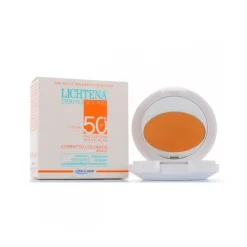 Lichtena Dermosolari SPF 50+ Compatto Colorato Bronze 10 grammi