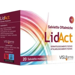 Lidact Salviette Oftalmiche 20 Pezzi - Igiene Perioculare