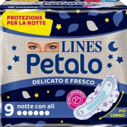Lines Petalo Blu Notte 9 pezzi