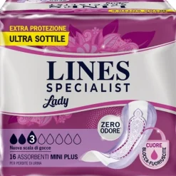 Lines Specialist Assorbenti Mini Plus 16 pezzi