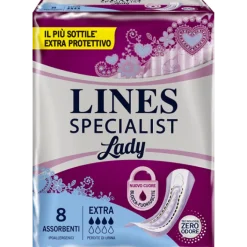 Lines Specialist Lady Extra Assorbenti 8 pezzi