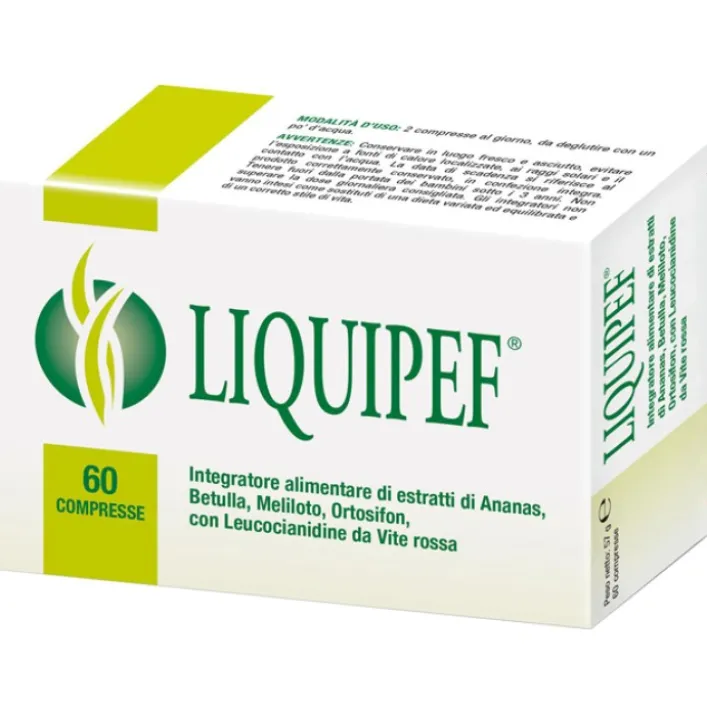 Liquipef 60 Compresse - Integratore Anticellulite