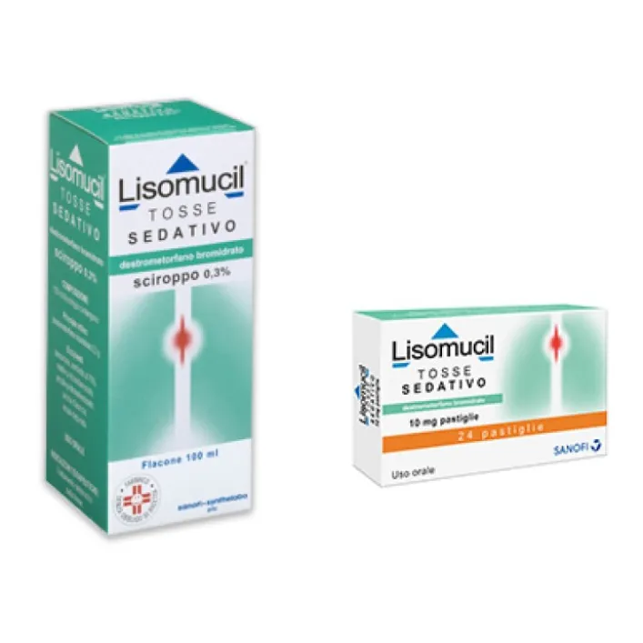 Lisomucil Tosse Sedativo 15 mg / 5 ml Sciroppo Tosse Secca 100 ml