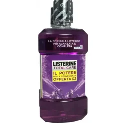 Listerine Total Care Collutorio Bipack 500 ml + 500 ml