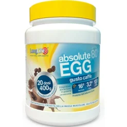 Longlife Absolute Egg Caffe' 400 grammi - Integratore di Proteine in Polvere