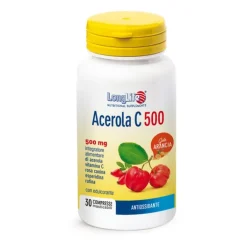 Longlife Acerola C 500 30 Compresse - Integratore Vitamina C