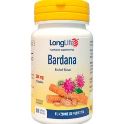 Longlife Bardana 60 Capsule Vegetali - Integratore Funzione Depurativa
