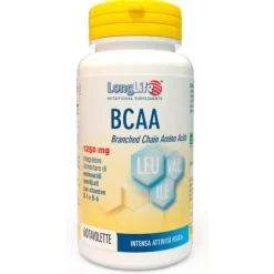 Longlife BCAA 60 Tavolette - Integratore Recupero Muscolare