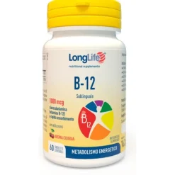 Longlife B12 60 Compresse - Integratore Metabolismo Energetico