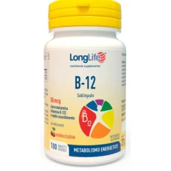 Longlife B12 100 Compresse - Integratore Metabolismo Energetico