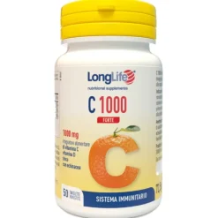 Longlife C 1000 Forte 50 Tavolette - Integratore di Vitamina C