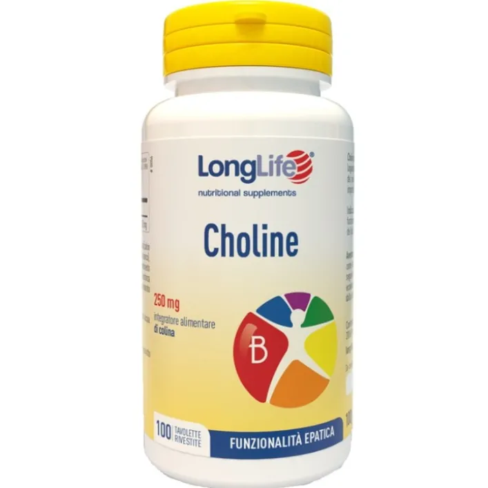 Longlife Choline 100 Tavolette - Integratore Tonico
