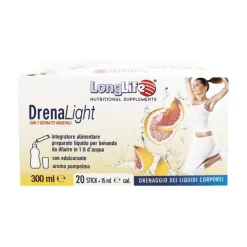 Longlife Drena Light 20 Stick - Integratore Alimentare