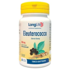 Longlife Eleuterococco 0,8% 500 mg 60 Capsule - Integratore per difese dell'organismo