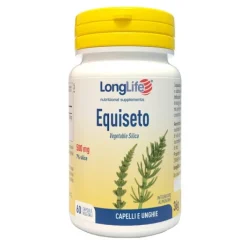 Longlife Equiseto 2,5% in Silice 60 Capsule - Integratore Elasticita' Cutanea