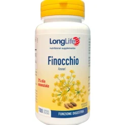 Longlife Finocchio 1% 100 Capsule Vegetali - Integratore Digestivo