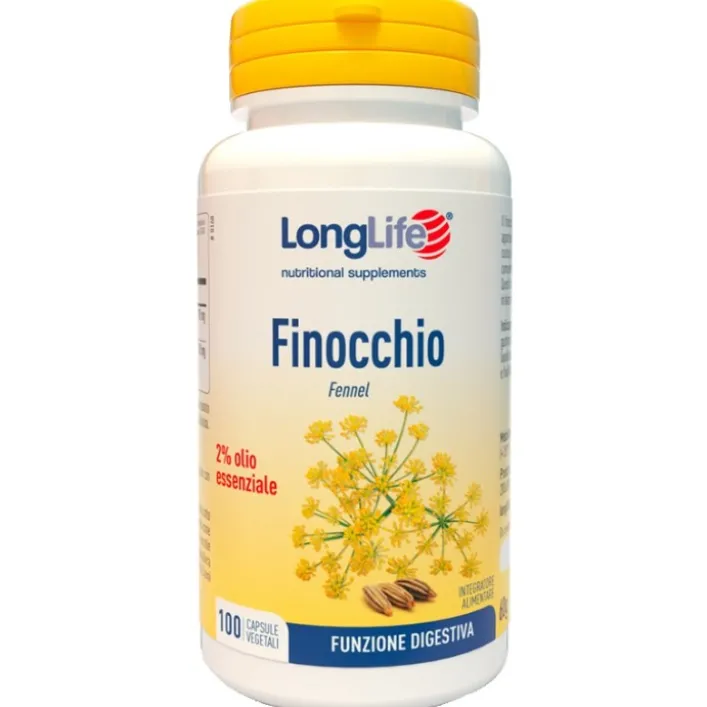 Longlife Finocchio 1% 100 Capsule Vegetali - Integratore Digestivo
