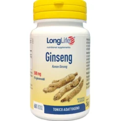 Longlife Ginseng 5% 60 Capsule - Integratore Energetico