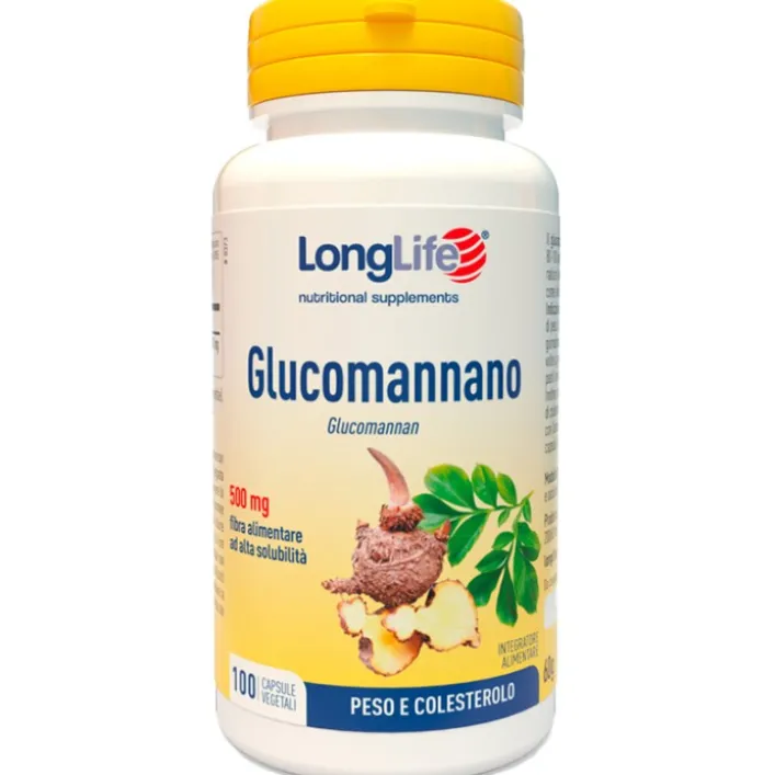Longlife Glucomannano 100 Capsule - Integratore Dimagrante