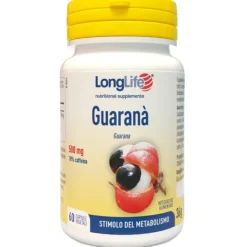 Longlife Guarana 60 Capsule Vegetali - Integratore Energetico