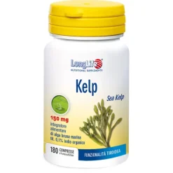 Longlife Kelp Alga Bruna 180 Compresse - Integratore di Iodio