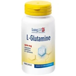 Longlife L-Glutamine 100 Capsule - Integratore Muscolare