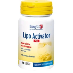 Longlife Lipo Activator Plus 30 Tavolette - Integratore Controllo Peso Corporeo