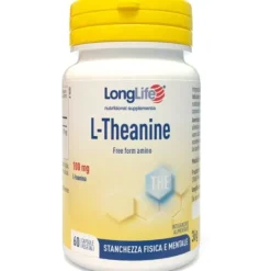 Longlife L-Theanine 60 capsule - Integratore Stanchezza Fisica e Mentale
