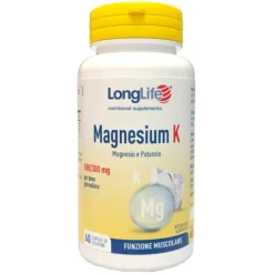 Longlife Magnesium K 60 Capsule - Integratore Magnesio e Potassio