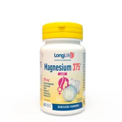 Longlife Magnesium 375 Lady 60 tavolette - Integratore Benessere Femminile