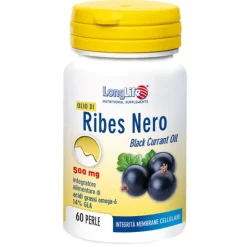 Longlife Olio di Ribes Nero 60 Perle - Integratore Pelle